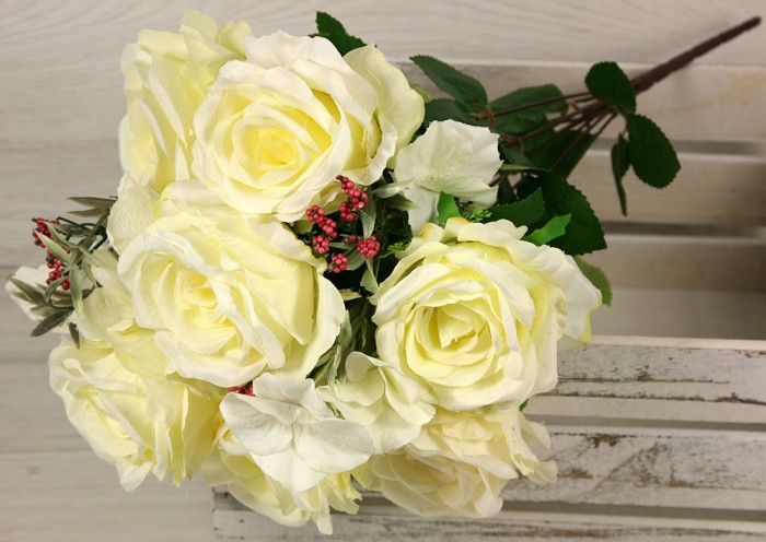 Kytica ruža hortenzia x11  JX2071-B007