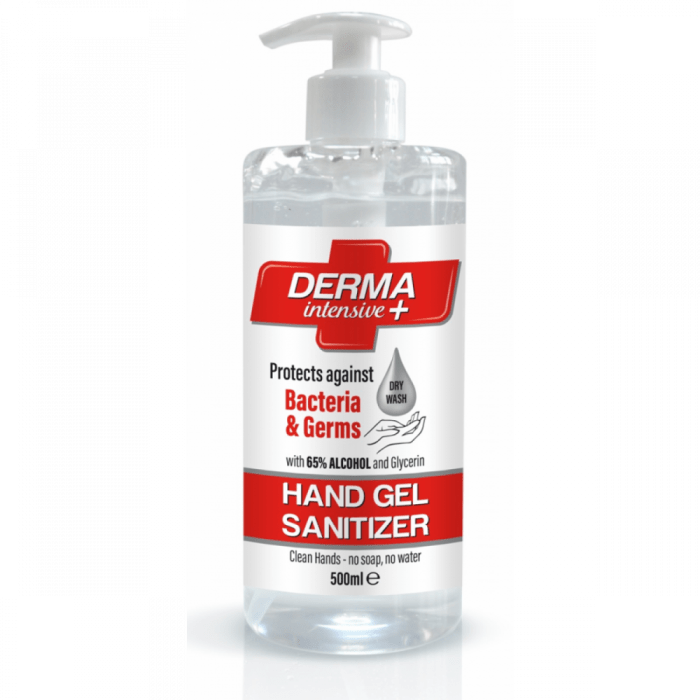 Dezinfekčný antibakteriálný gél na ruky Derma Intensive+ 500 ml