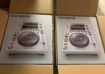 Nový Pioneer DJ CDJ-3000-W / Pioneer DJM-A9 DJ Mixer/ Pioneer CDJ-Tour1/ Pioneer CDJ-2000NXS2 / Pioneer Dj DDJ-REV7 DJ ovládače / Pioneer DJ DDJ RZX