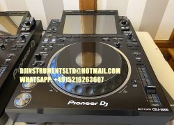 New 2X Pioneer CDJ-3000 Professional DJ Multi Players (BLACK) Packaged display side edi dj
