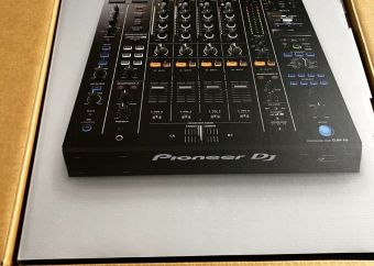 Pacaked face view new Pioneer DJ DJM-A9 4-channel DJ Mixer edit