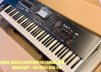 Korg PA4x76 76 key professional arranger keyboard display side m9